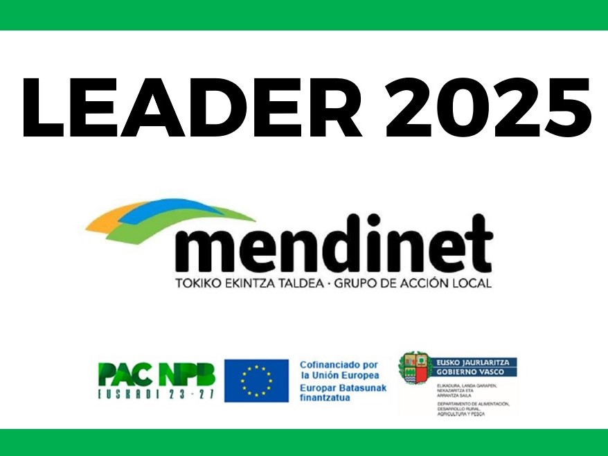 LEADER 2025 LAGUNTZAK. ESKAERAK AURKEZTEKO EPEA ZABALIK