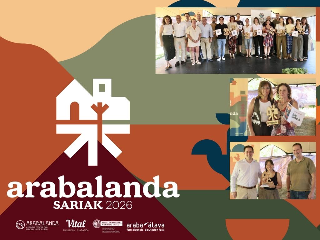 ARABALANDA SARIAK 2026 - ARABALANDA RECONOCE OCHO INICIATIVAS DE EMPRENDIMIENTO Y DESARROLLO RURAL ALAVÉS